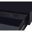 Coleen Black High Gloss & Chrome Finish Writing Desk With USB