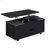 Multi-Functional Lift-Top Coffee Table With Hidden Storage And Stools,Multi-Function Modern Center Table With 4 Stools And Casters,Perfect For Modern Living Spaces-1775792476