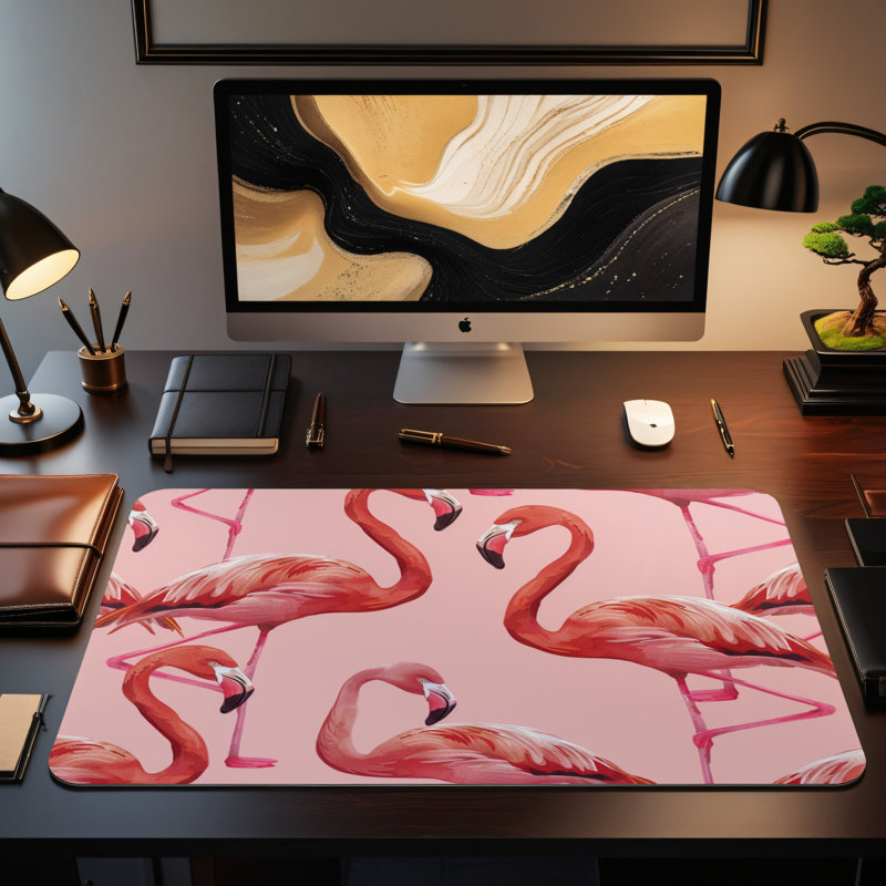 Polyester Desk Pad, 14.4x12.1