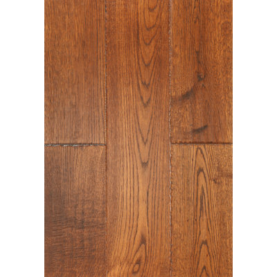 Sango Premier Engineered Hardwood Floor - European Oak - Random Length Handscraped, box, Rosewood