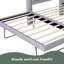 Lit plateforme double tapissier-870365505