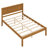 Nicanora Platform Bed Frame with Headboard, Wood Slat Support-1418541167