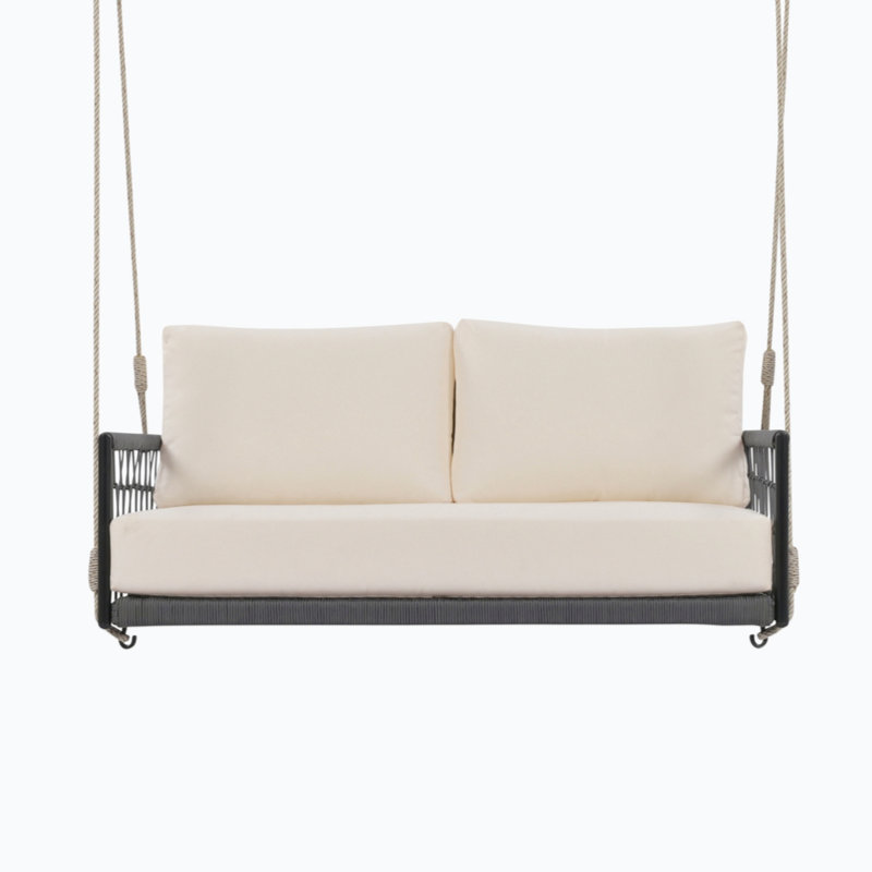 Tharel Outdoor Lounge Chair, Black