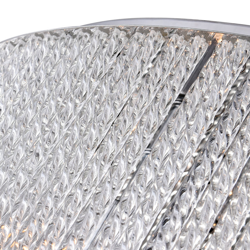 Lustre tambour Odysseus, H 11 po x l 26 po x p 10 po