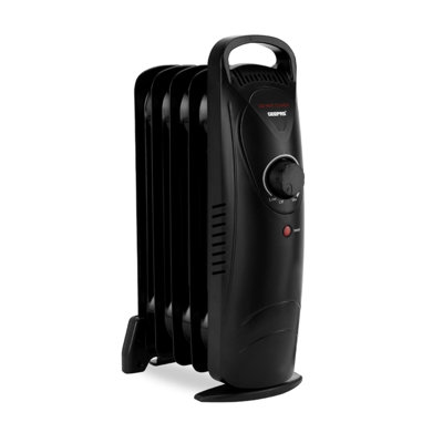GEEPAS Oil Filled Radiator Heater | Portable Electric Heater 3 Heat Settings | Adjustable Thermostat Safety Cut-off Overheat Protection Energy Efficient Heating | 2 Year Warranty
