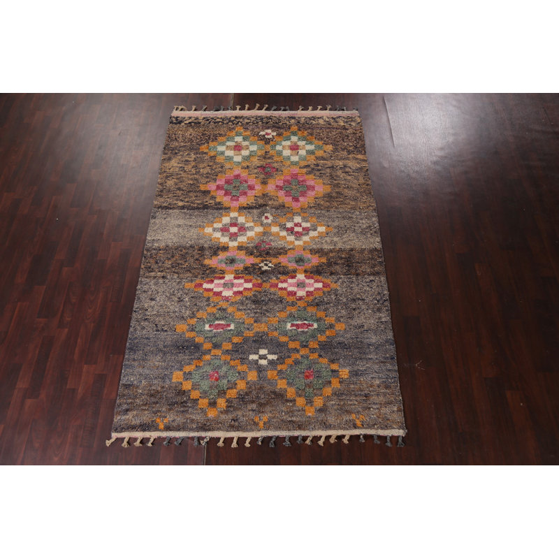 Tapis marocain en laine noué à la main 6 x 10