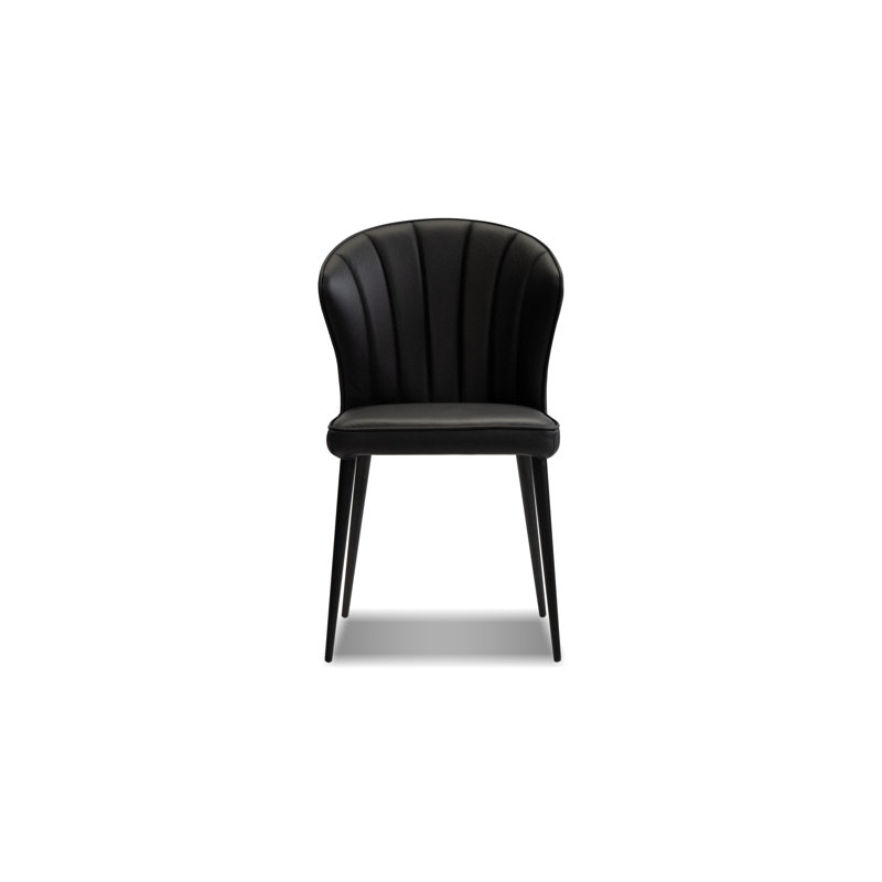 Chaise d'appoint Ariel, Noir, noir, noir, noir