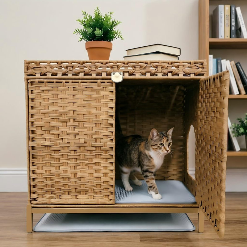 Iron+PE, EVA, Wicker Cage Cover