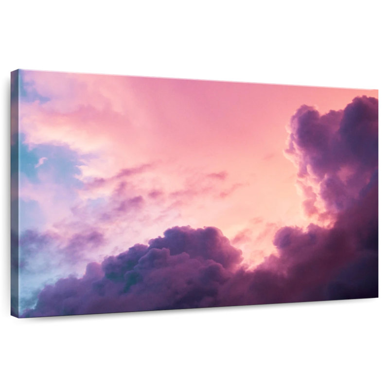 Coucher de soleil Cloudscape, H 16 po x l 24 po