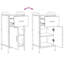 Sideboard with Storage Engineered Wood Unit Dining Room Furniture-1515032350