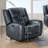 Cynita Leather Power Recliner, Silverado Butternut-541487876