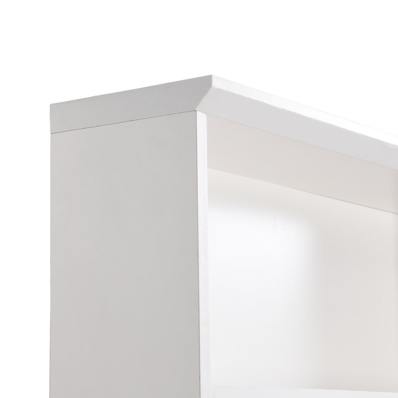 Wide Design Hall Tree With Storage Bench, White