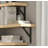 Natural Wood Country Style Corner Floating Shelving Set (4 Pieces), Wall-Mounted Storage And Display Shelves, Suitable For Home Décor, Kitchen, Bathroom, Bedroom, Living Room, Office, And Other Scenarios.-1595565467