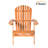 Eucalyptus Foldable Outdoor Adirondack Chair