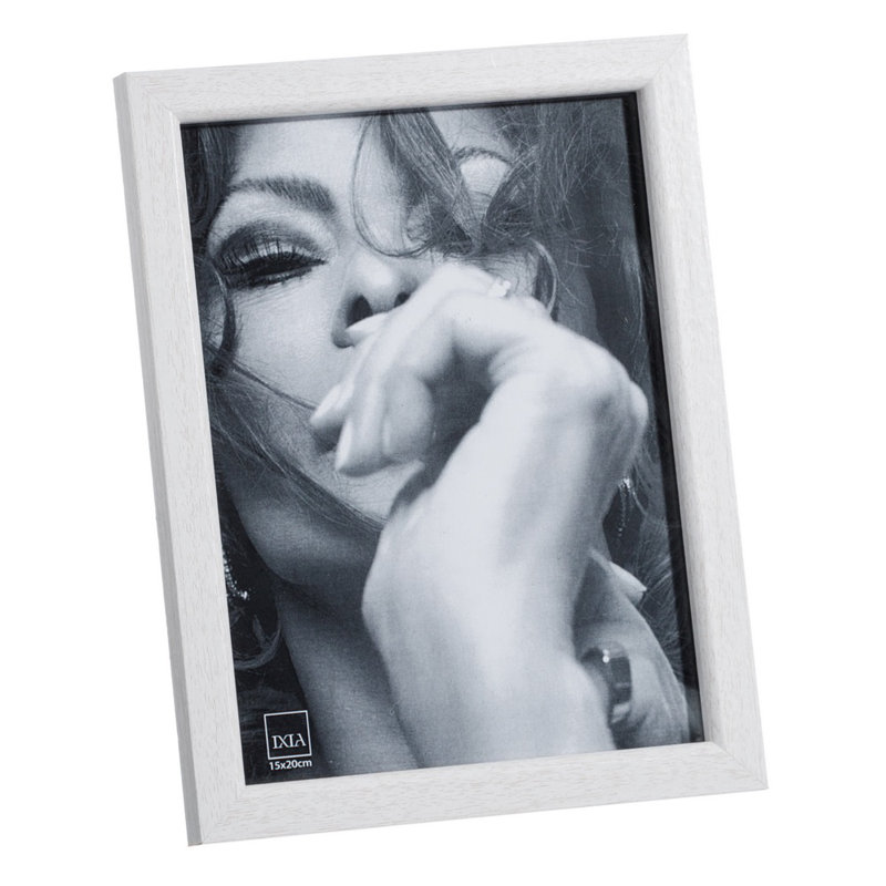 Dillingham Matte Picture Frame, 17.6cm H x 12.6cm W x 1.5cm D, White