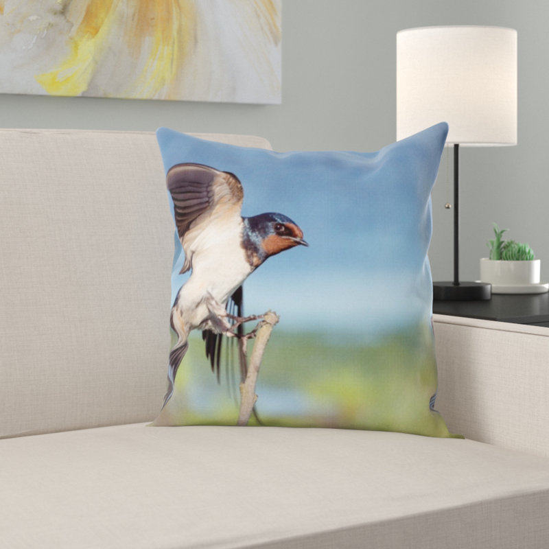 Coussin oiseau
