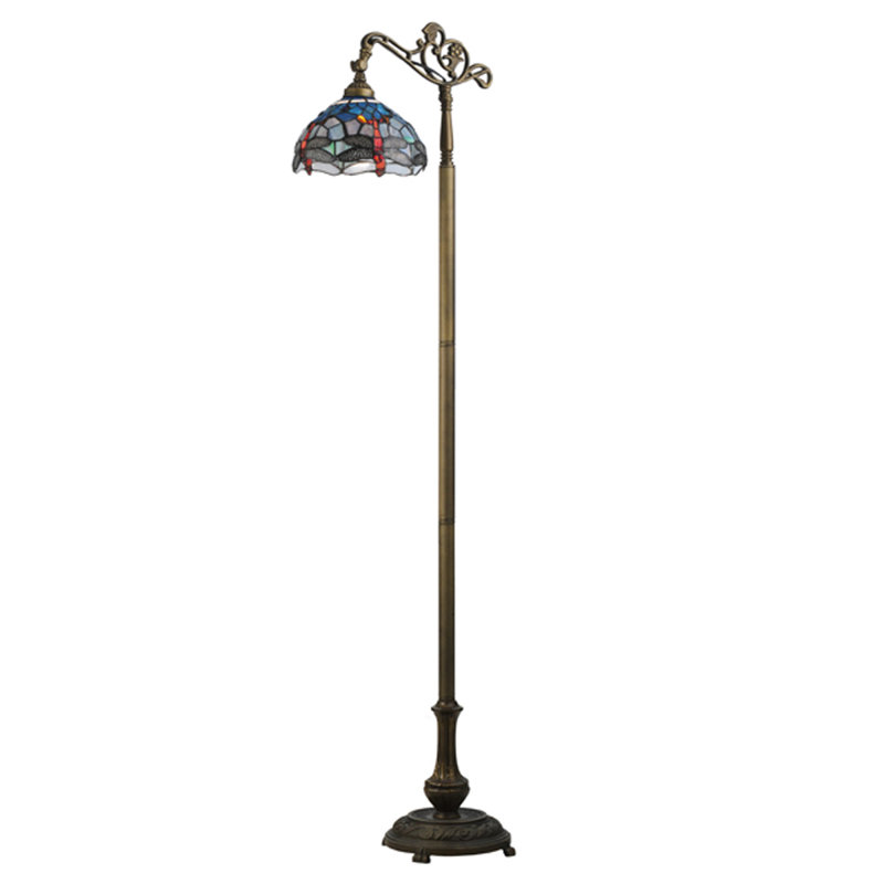 Diane 60.5'' Brass Task Floor Lamp