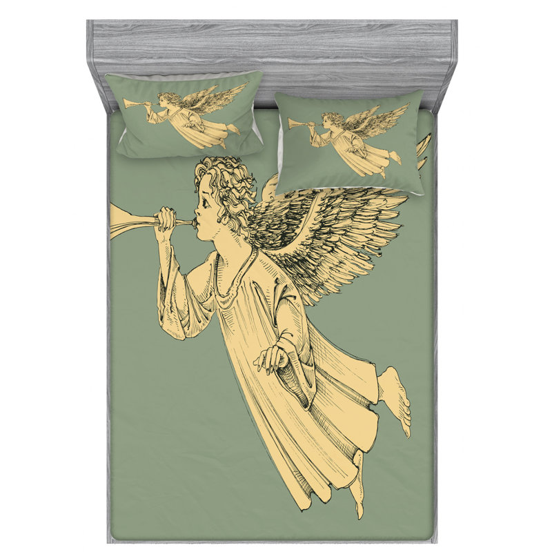 Microfiber Sheet Set, Full Sheet Set with Fitted Sheet