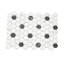 Eterna Hex Recycled 12"x12" Glass Matte Mosaic Wall & Floor Tile