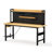 71''Adjustable Workbench With Pegboard(Not Including Chair)