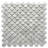 12" x 12" Marble Fish Scale Mosaic Wall & Floor Tile