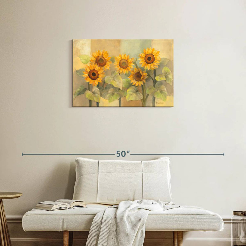 Harnek August Sunflowers, 20" H x 30" W