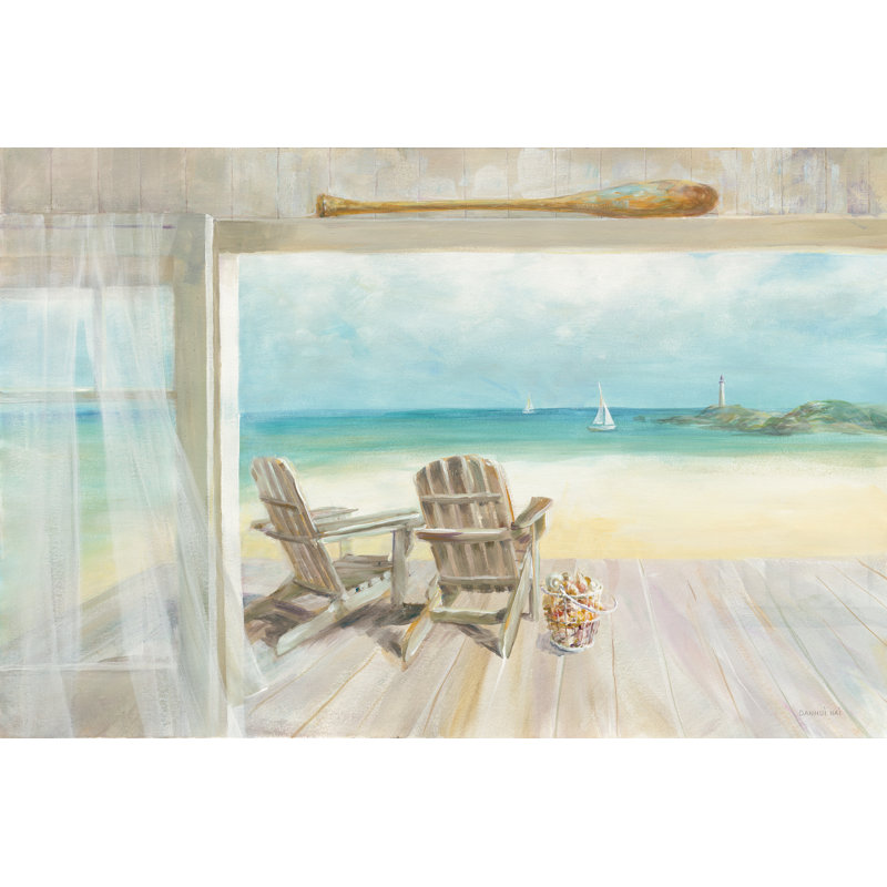 Seaside Morning by Danhui Nai - Wrapped Canvas Art Prints, 51cm H x 76cm W x 3.8cm D