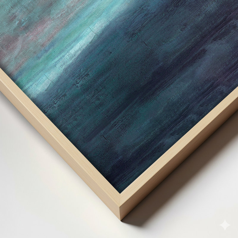 «Oversized Abstract» par Tristan Scott - Ensemble de 2 reproductions d'art sur toile, H 40 po x l 40 po, Pas de tapis