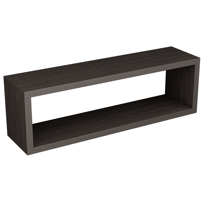 Tablette de rangement décorative en bois massif Kubby 16.1, Brun