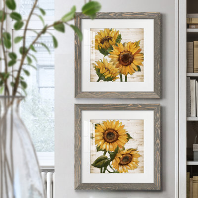 " Sunflower Summer I " 2 - Pieces
