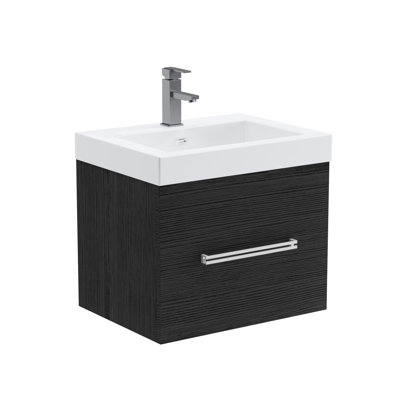 Meuble-lavabo de salle de bain simple 24 po Anya