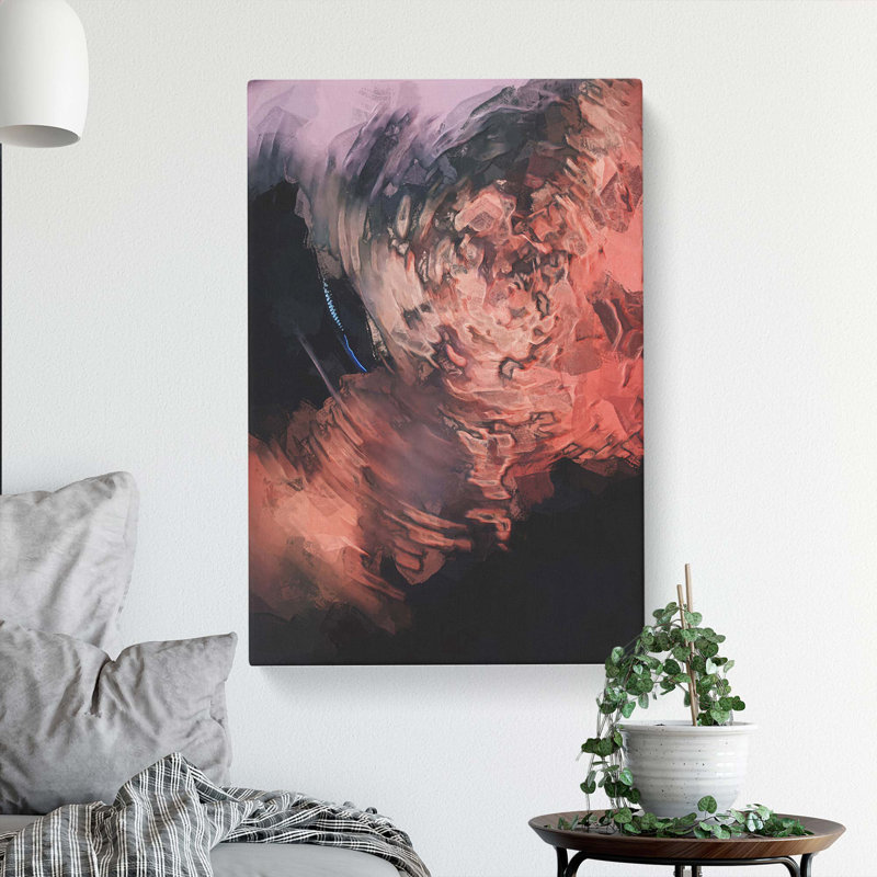 The Swirl In Abstract - Wrapped Canvas, 91cm H x 60cm W x 3cm D