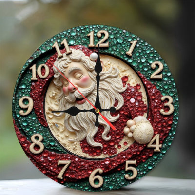 Christmas-Clock-Numbers-Santa-Face