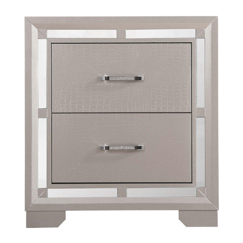 Table de chevet avec rangement pratique pour une chambre à coucher