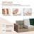  76.5" Upholstered Sofa Couch-817280123