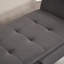 Banc de lit 51,5 po avec rangement en velours gris