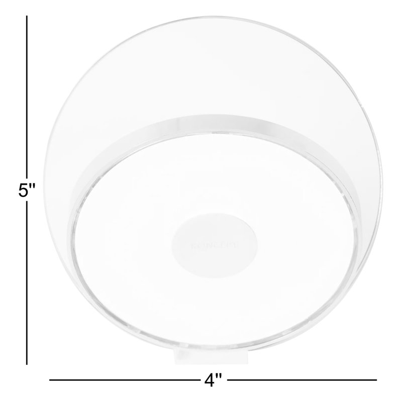 Gravy LED Flush Mounted Sconce, Chrome
