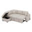 Canapé-lit 84,75 po, canapé-lit gigogne 2 en 1, canapé en forme de L avec repose-pieds de rangement pour bureau d'appartement-151597464