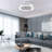 20'' Flush Mount Dimmable Ceiling Fan