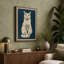 Alert Cat Portrait Japandi - Wrapped Canvas-1948532783-1948532785