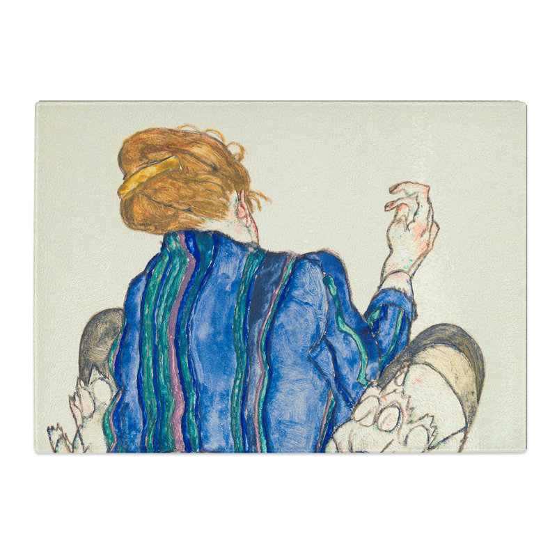 Seated Woman Vol.2 by Egon Schiele Chopping Board, 0.4cm H x 28.5cm W x 39cm L