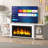 Eland 70.47'' TV Stand With Electric Fireplace-1304105416