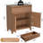 Dejesus 38" H 2-door & 1-drawer Accent Cabinet (set of 2)