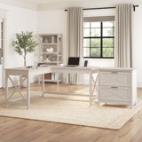 Huckins L-Shape Executive Desk