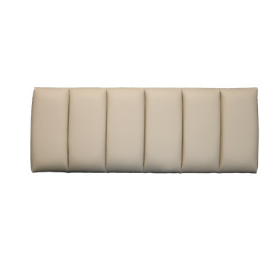 Channeled Upholstered Bench Seat Cushion Panel (Multiple Colors & Sizes Available)