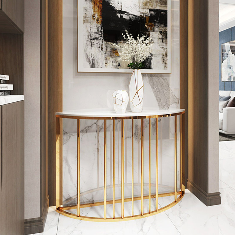 Modern simple light luxury console table