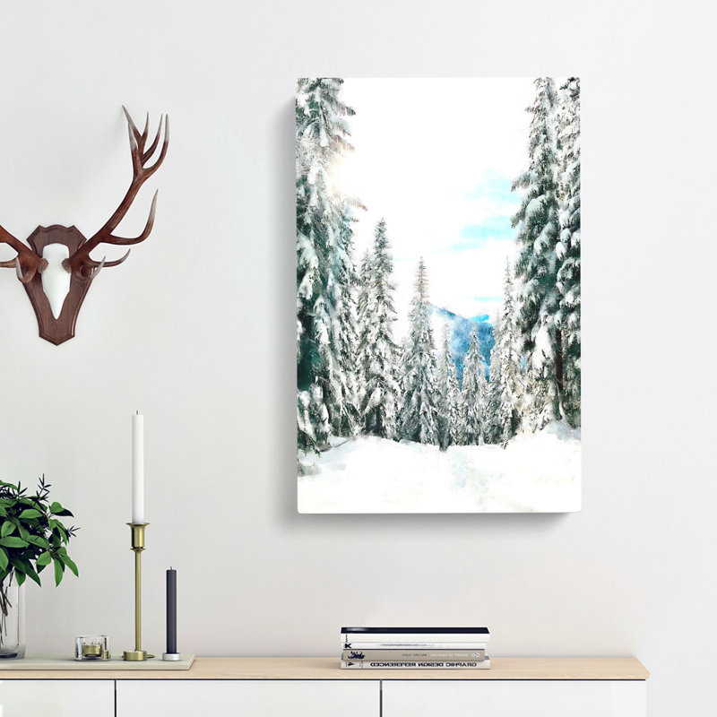 Winter Trail - Wrapped Canvas, 50cm H x 35cm W x 3cm D