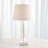 Tapered Crystal Lamp W/Base