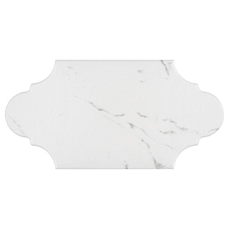 Timeless Provenzale Calacatta 6-1/4" x 12-3/4" Porcelain Patterned Wall & Floor Tile