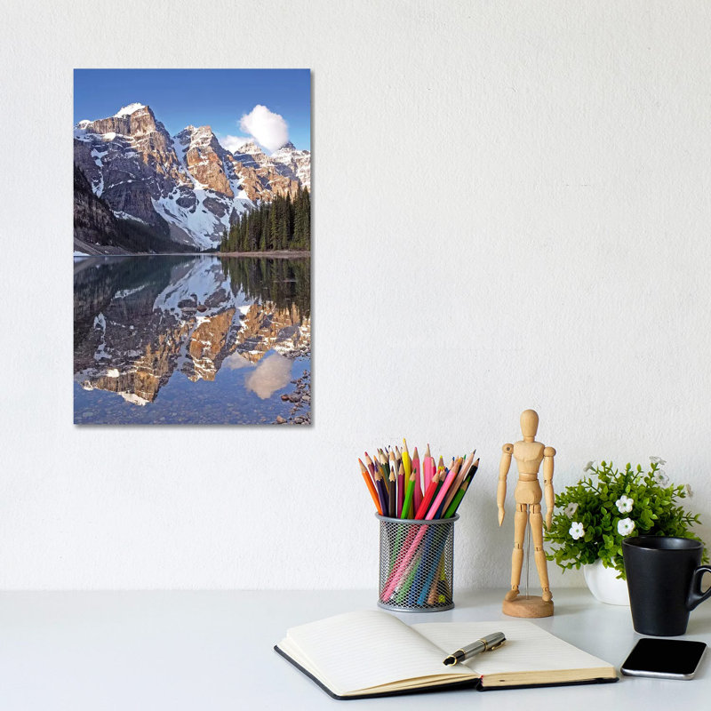 Clouds Over Moraine Lake by Brian Wolf - Wrapped Canvas Gallery-Wrapped Canvas Giclée, 30.48cm H x 20.32cm W